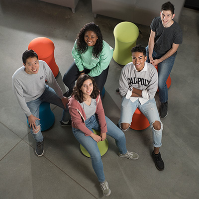 Students sitting together